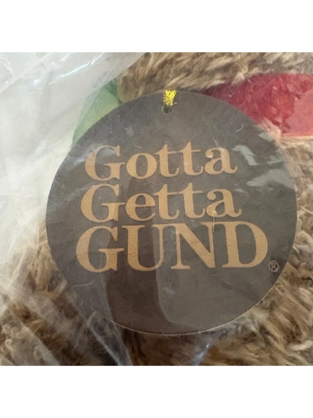 Gotta Getta Gund Bear F25724-1 Bearessence Plush Stuffed Animal Brown 14